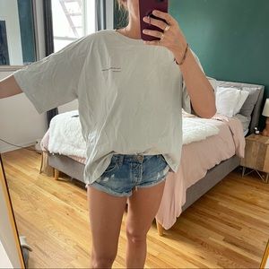 NEW H&M Light Grey Oversize Tshirt